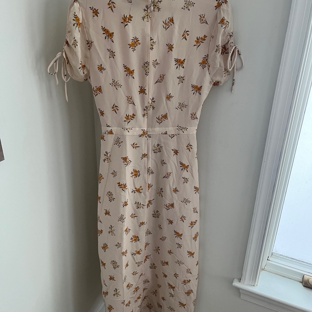 Silk Floral Women's High-low Dress - Picture 4 of 4